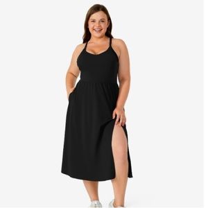Everyday Plus Size Midi Chill Dress-La Land